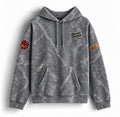 Mended Recovery Signature distressed hoodie in Gray